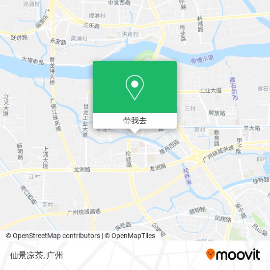 仙景凉茶地图