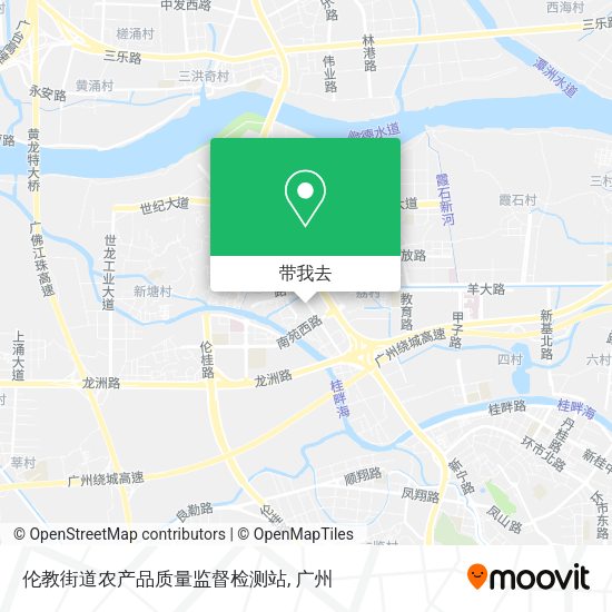 伦教街道农产品质量监督检测站地图