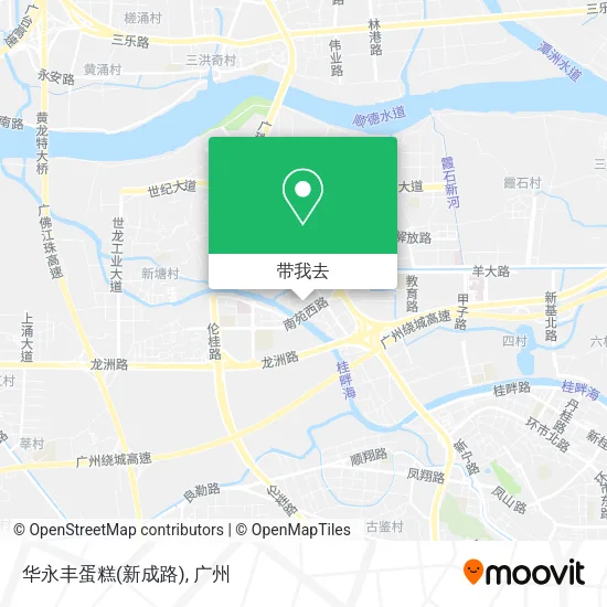 华永丰蛋糕(新成路)地图
