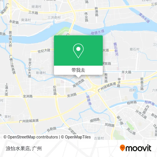 浪怡水果店地图