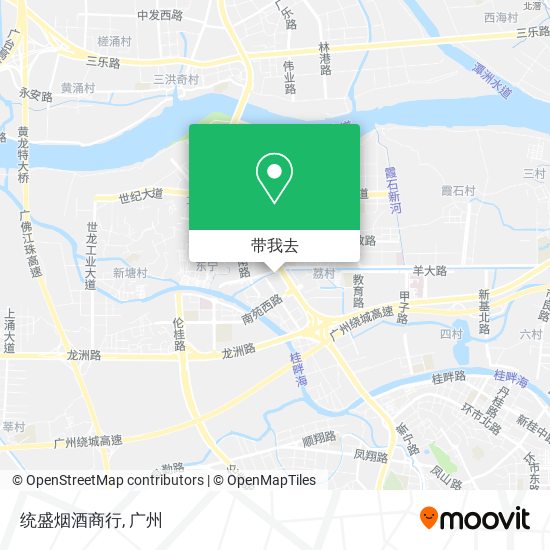 统盛烟酒商行地图