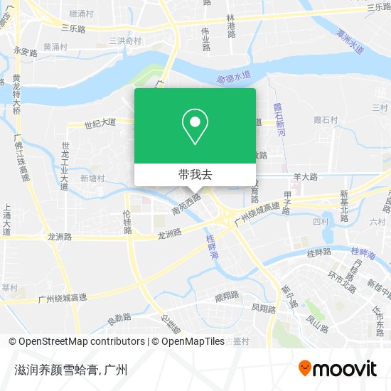 滋润养颜雪蛤膏地图