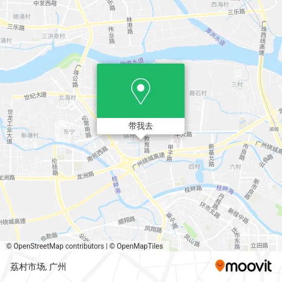 荔村市场地图