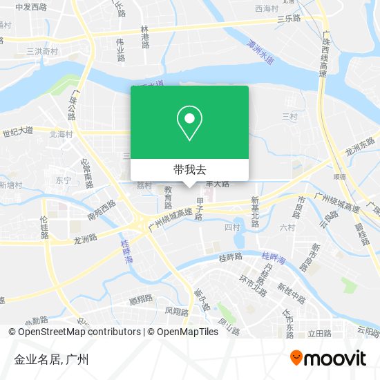 金业名居地图