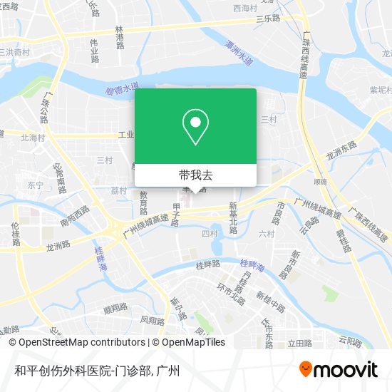 和平创伤外科医院-门诊部地图