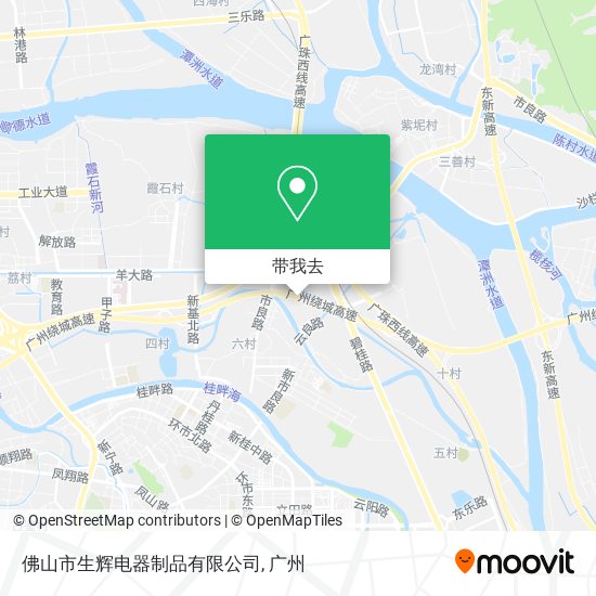 佛山市生辉电器制品有限公司地图