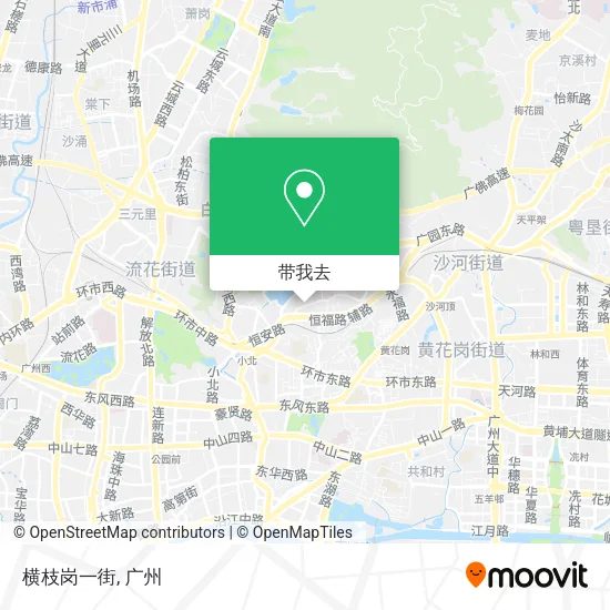 横枝岗一街地图