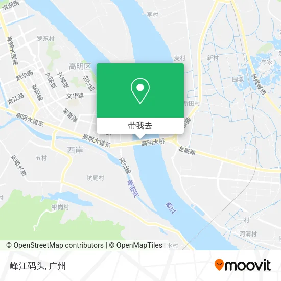 峰江码头地图
