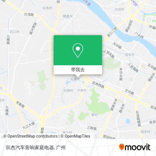 宗杰汽车音响家庭电器地图