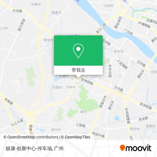丽康·创展中心-停车场地图