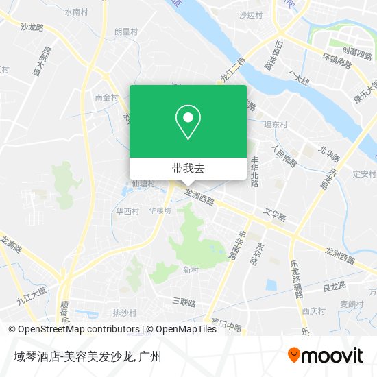 域琴酒店-美容美发沙龙地图