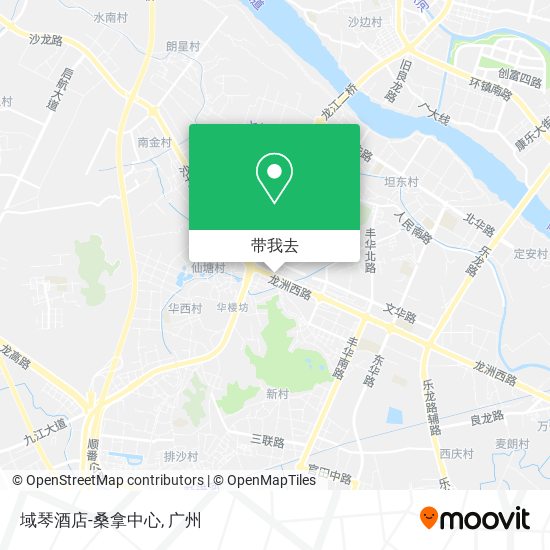 域琴酒店-桑拿中心地图