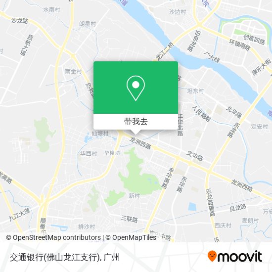 交通银行(佛山龙江支行)地图