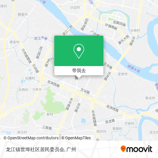 龙江镇世埠社区居民委员会地图