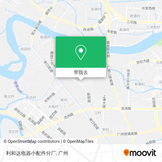 利和达电器小配件分厂地图