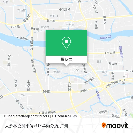 大参林会员平价药店羊额分店地图