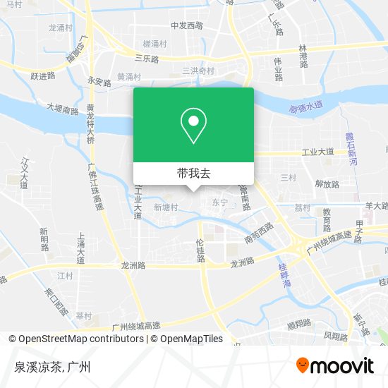 泉溪凉茶地图