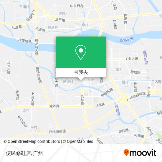 便民修鞋店地图
