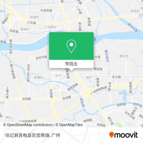 佳记厨具电器百货商场地图