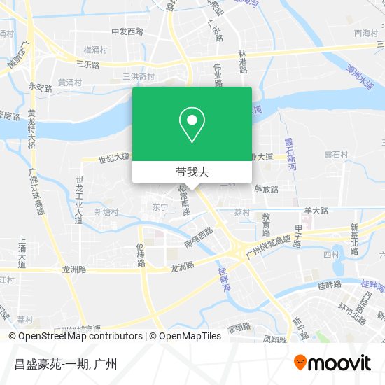 昌盛豪苑-一期地图