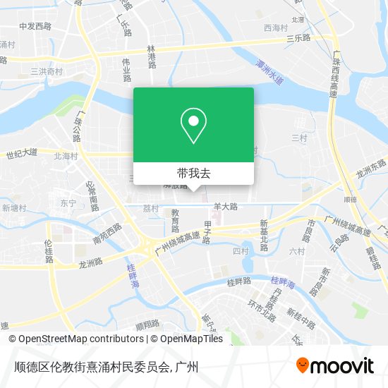 顺德区伦教街熹涌村民委员会地图