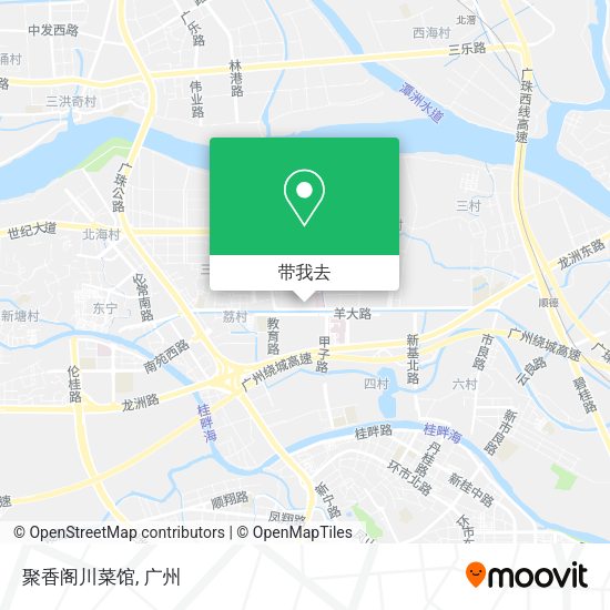 聚香阁川菜馆地图