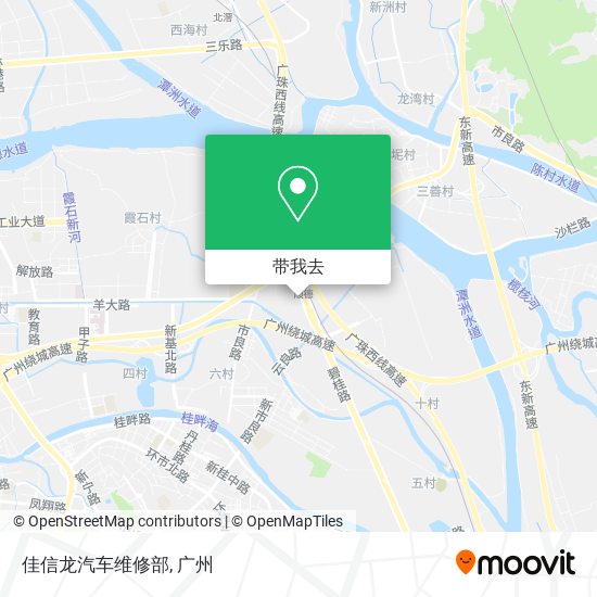 佳信龙汽车维修部地图