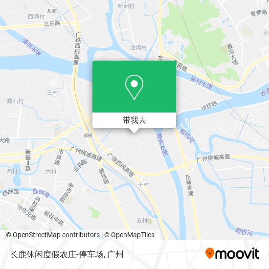 长鹿休闲度假农庄-停车场地图