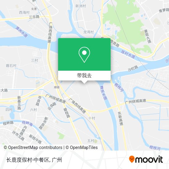 长鹿度假村-中餐区地图