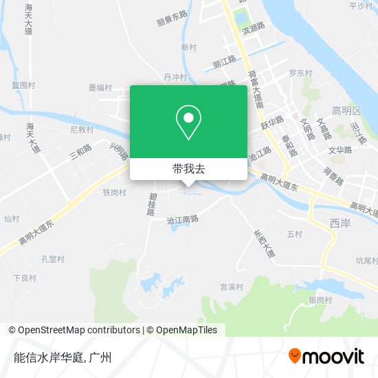 能信水岸华庭地图