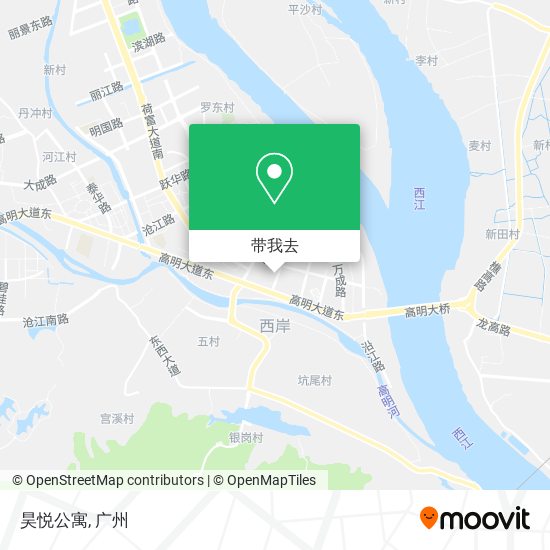 昊悦公寓地图