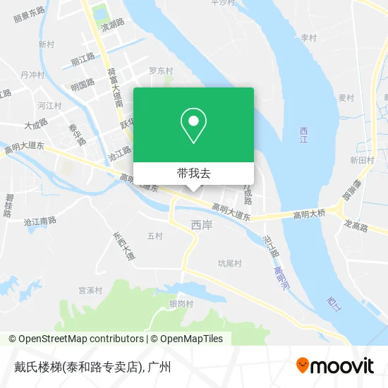 戴氏楼梯(泰和路专卖店)地图