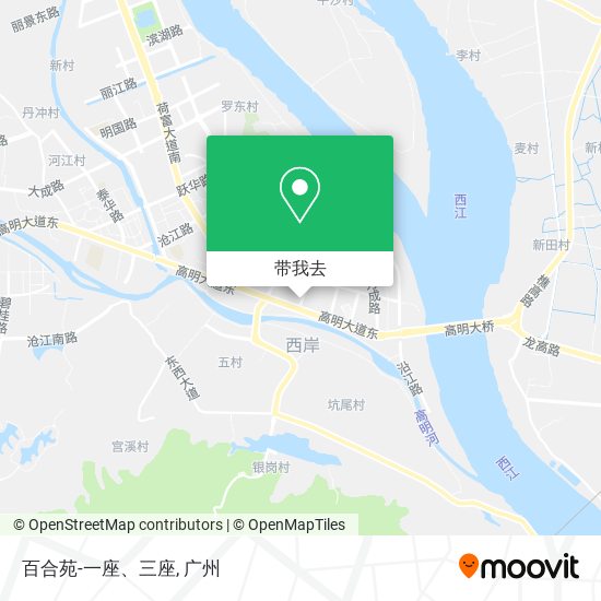 百合苑-一座、三座地图