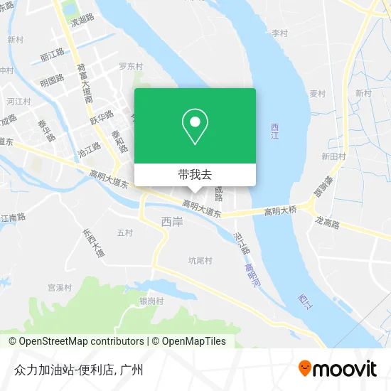 众力加油站-便利店地图