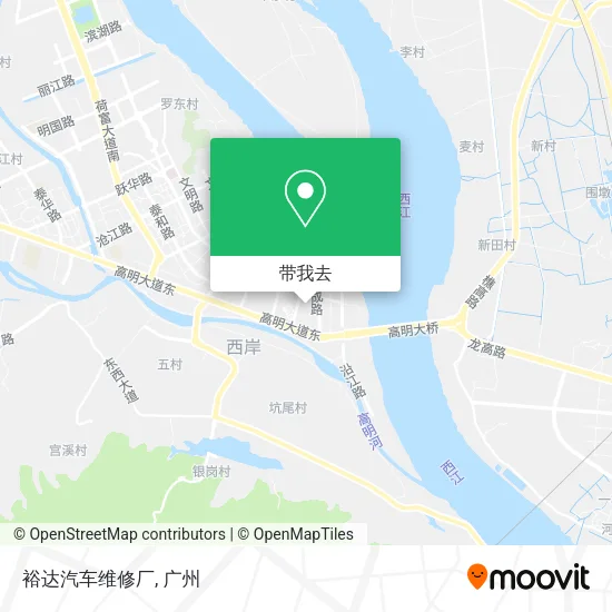 裕达汽车维修厂地图