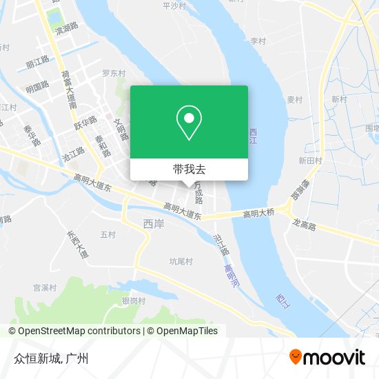 众恒新城地图