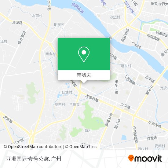 亚洲国际·壹号公寓地图
