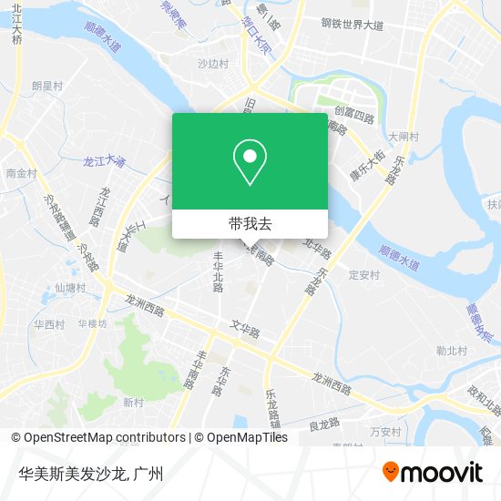 华美斯美发沙龙地图