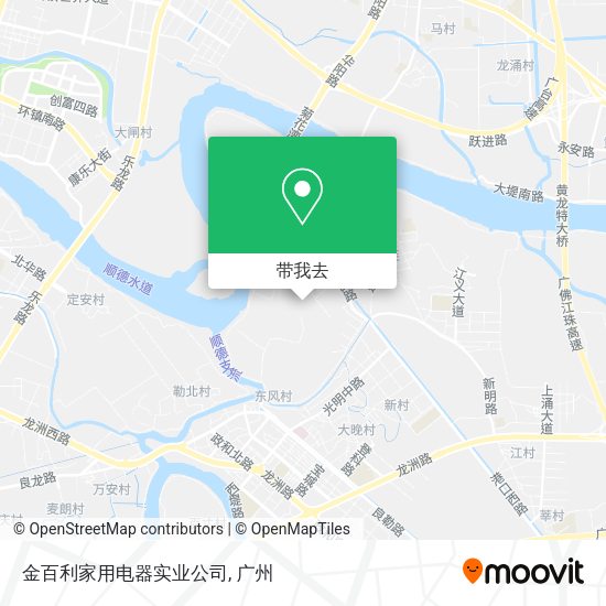 金百利家用电器实业公司地图