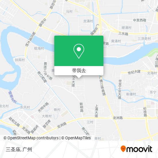 三圣庙地图