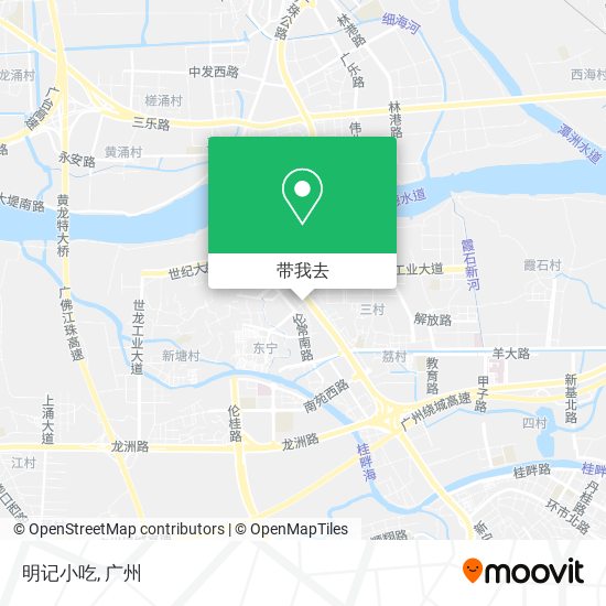 明记小吃地图