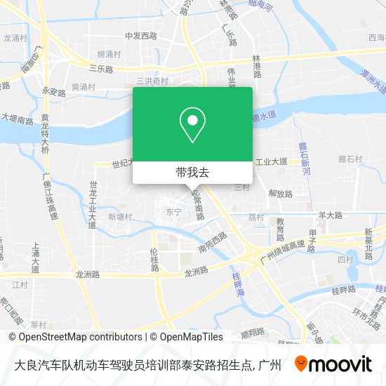 大良汽车队机动车驾驶员培训部泰安路招生点地图