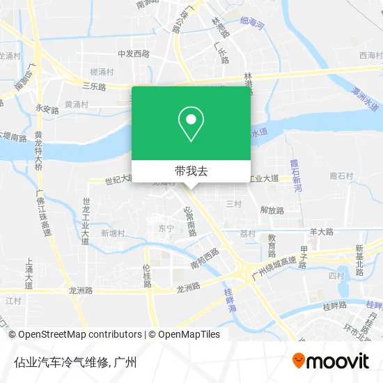 佔业汽车冷气维修地图