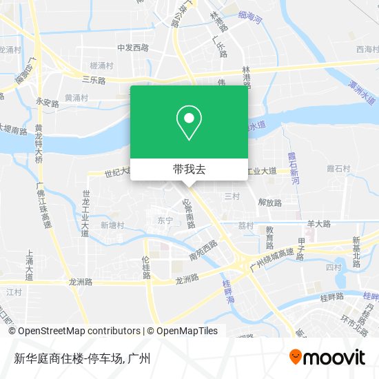 新华庭商住楼-停车场地图