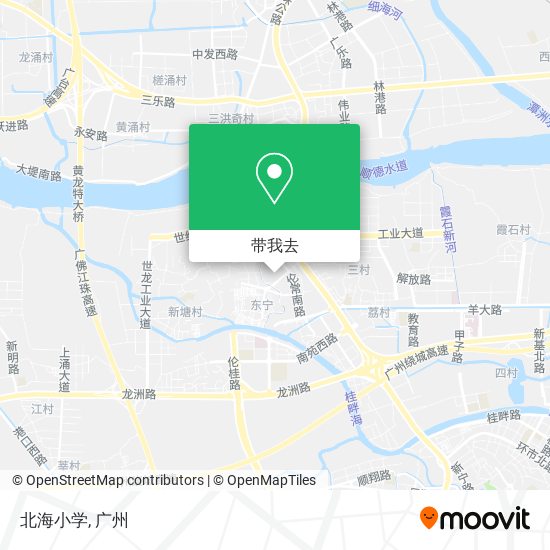 北海小学地图