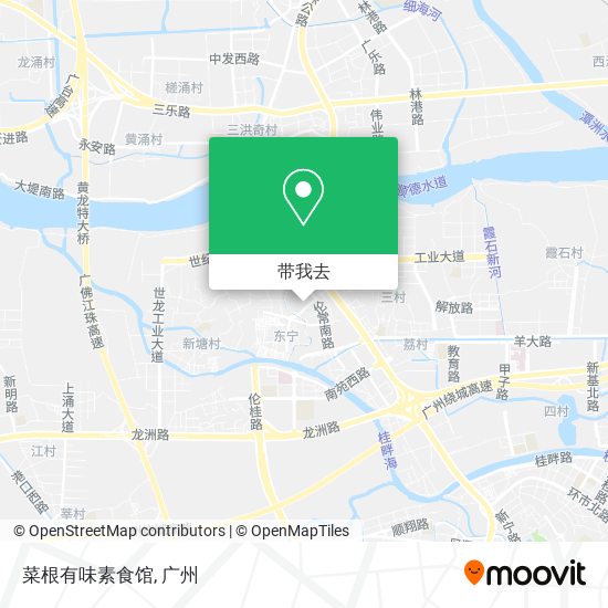 菜根有味素食馆地图