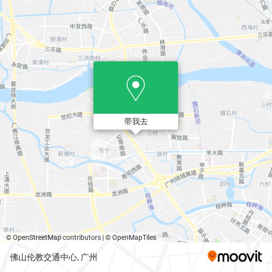 佛山伦教交通中心地图