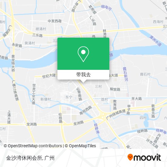 金沙湾休闲会所地图