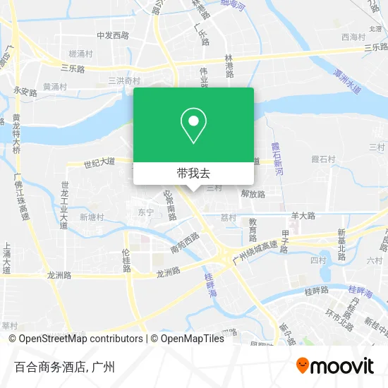 百合商务酒店地图