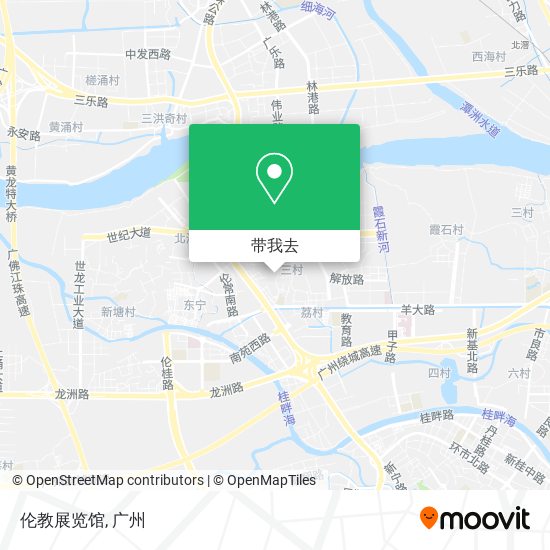 伦教展览馆地图